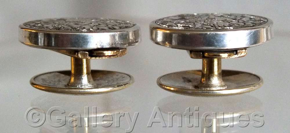 galleryantiques's tweet photo. #SoldOut on #Etsy #Antique #Victorian #Silver #Floral Chased West's #Patent #SolitaireStud #Cufflinks #Bachelor #Buttons George West c.1880s #etsychaching #etsyseller #etsyshop #galleryantiquws #antiques #followantique #etsyantique #eshopsuk #shopsmall https://t.co/uPg52lxzrY https://t.co/CGjoQlPMy0
