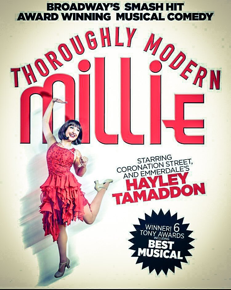 Jessica_ENelson's tweet photo. Opening night is soon to arrive at Richmond Theatre this Thursday, 29th March! Come along and see this wonderful musical with an incredibly talented cast!!!!
Starring the fabulous @hayleysoraya as Leading Lady Millie Dillmount!!
@ModernMillieUK #bododeo https://t.co/QhTe9PqKUo