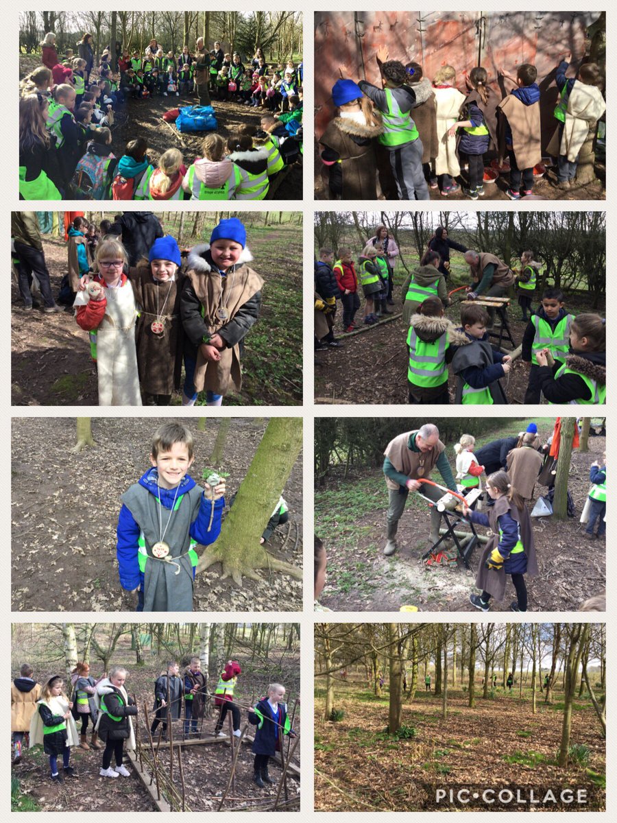 Y3ChestnutClass's tweet photo. We had a fantastic time today at Brakenhurst! We made dens, fences and clay heads and we also did cave painting, orienteering and woodwork using Stone Age tools! @Y3CherryClass https://t.co/j505BN58UN