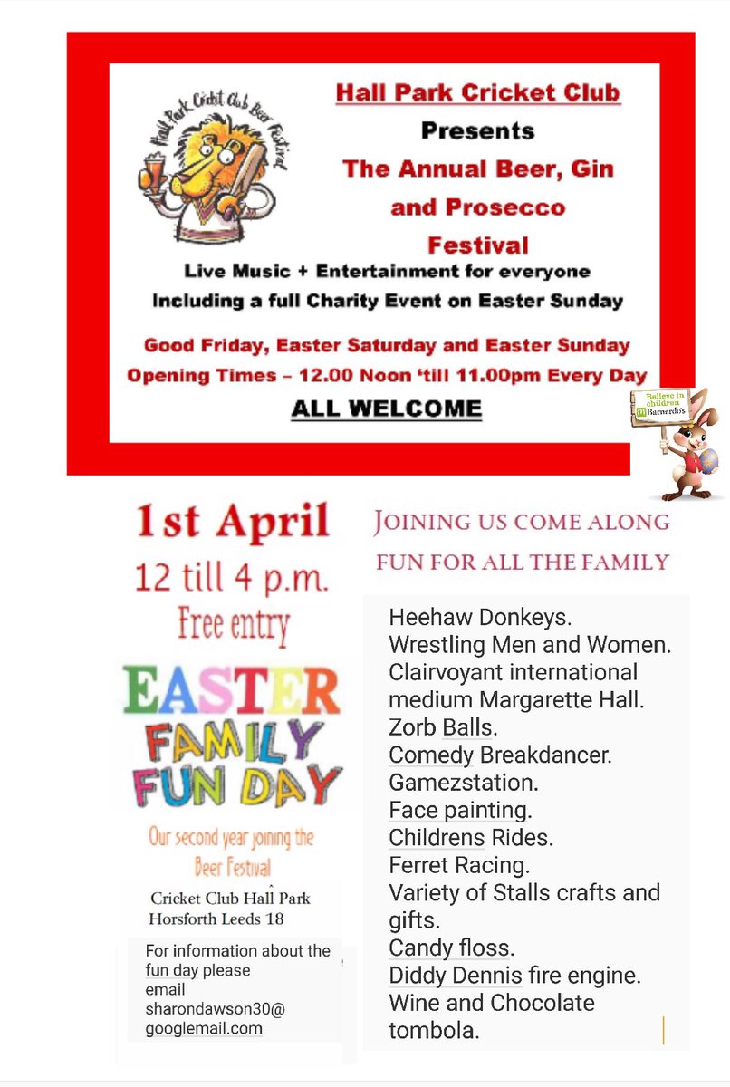 48 #Beers 12 #Ciders #Gin #Prosecco &amp; fully stocked club bar all in aid of <a href="/HallParkCC/">Hall Park CC</a> this weekend #Horsforth #Leeds