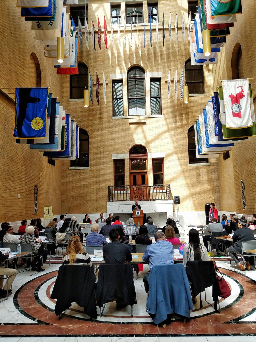 JulianCyr's tweet image. Excited to welcome Cape Codders representing the Intergenerational @modelun initiative at the #YarmouthSeniorCenter to the State House. It’s an incredible program that partners residents of all ages together to learn about Civics and public policy around the world.