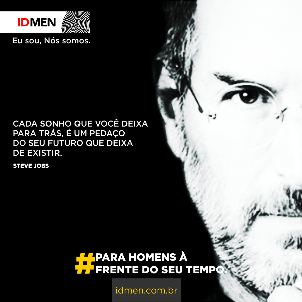 IDMenCosmeticos's tweet photo. Tenho uma grande experiência, um monte de energia, um pouco dessa coisa de ‘visão’ e não tenho medo de começar do zero". Steve Jobs, um homem à frente de seu tempo. cadastre-se https://t.co/URAAy1dtJd https://t.co/FbUSSOggmq