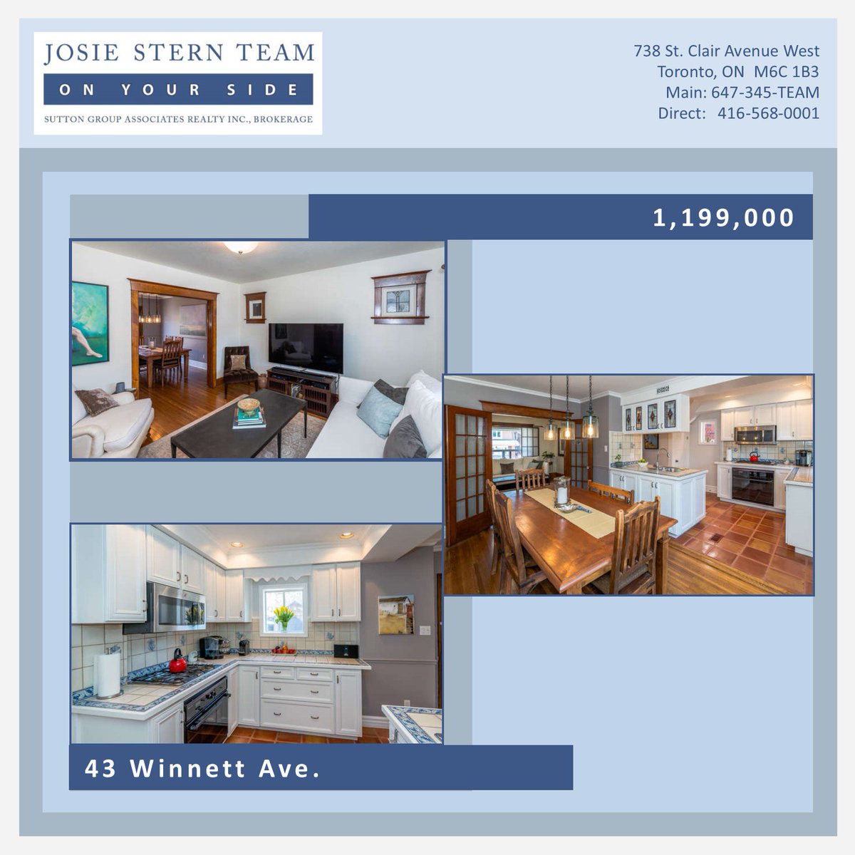 JosieStern's tweet photo. Fall in love with this solid, 3 Bedroom detached home on a traffic free street in the #HumewoodCS area. Don't miss the #OpenHouse
Tue | March 27, 11am - 12:30pm
https://t.co/3SHRwSbYLH
#JustListed #JosieSternTeam #HillcrestVillage #StClairWest #TorontoRealEstate https://t.co/wCtEzRi5Nu
