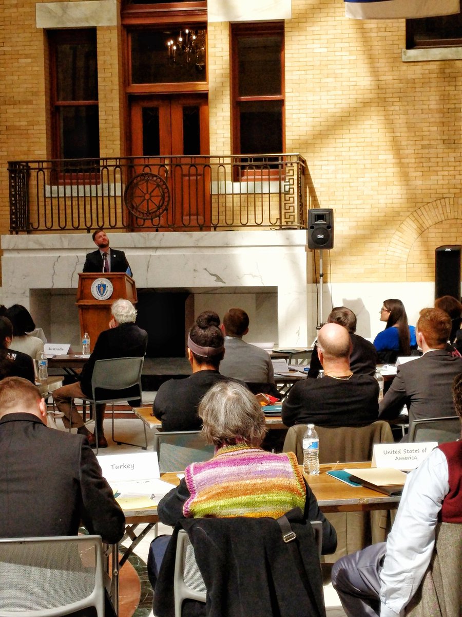 JulianCyr's tweet image. Excited to welcome Cape Codders representing the Intergenerational @modelun initiative at the #YarmouthSeniorCenter to the State House. It’s an incredible program that partners residents of all ages together to learn about Civics and public policy around the world.