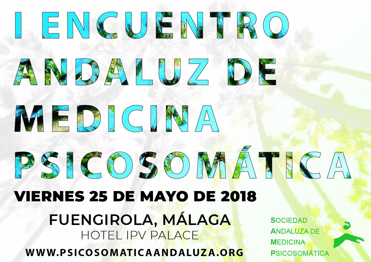 Próxima actividad de la <a href="/psicosomaA/">SAMP</a> en Fuengirola (Málaga) el 25 de mayo de 2018 en el Hotel IPV Palace, sede del 13º Congreso Andaluz de
Médicos de Atención Primaria <a href="/SEMERGENAndaluz/">SEMERGEN Andalucía</a>