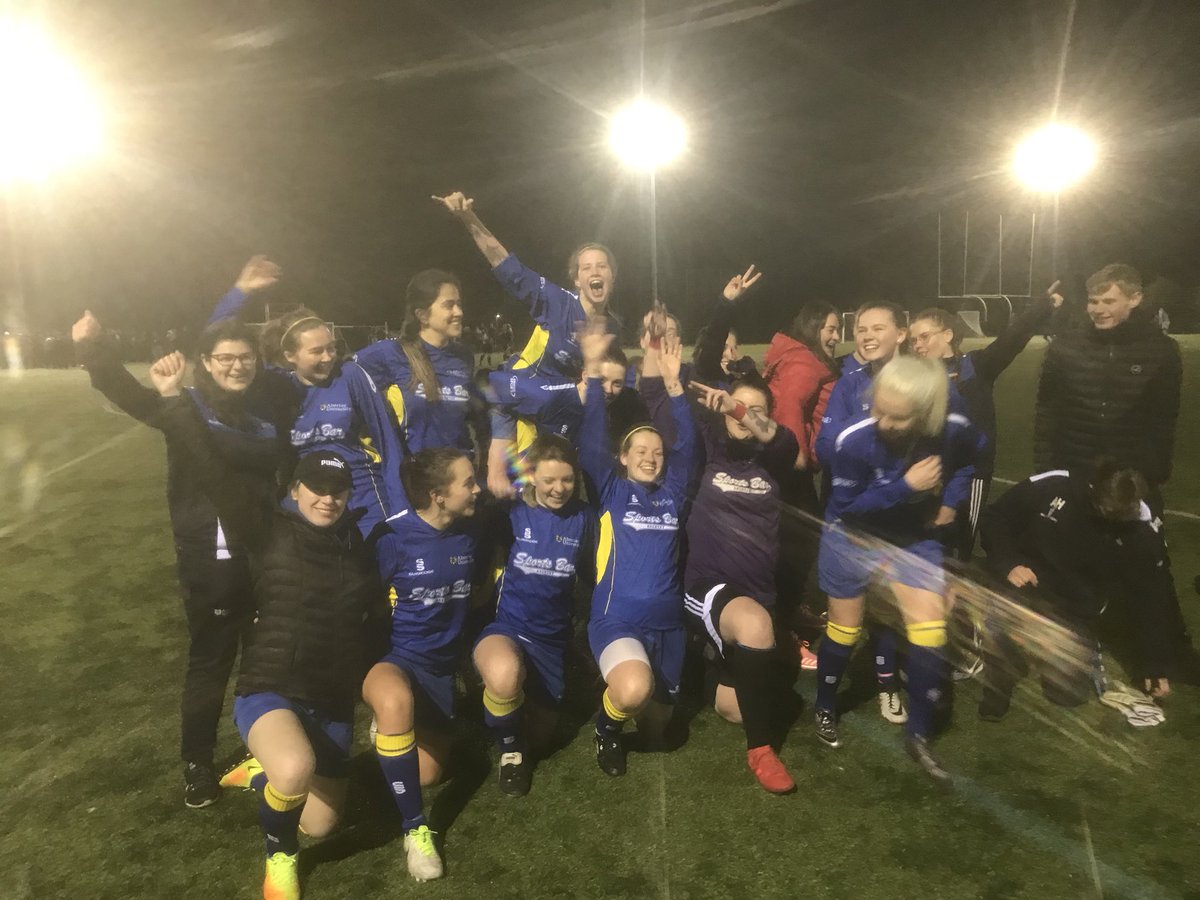 abertaysuvoice's tweet photo. How does it feel to be champions? Ask these girls... 🎉⚽️ https://t.co/Nz31tZfFh4