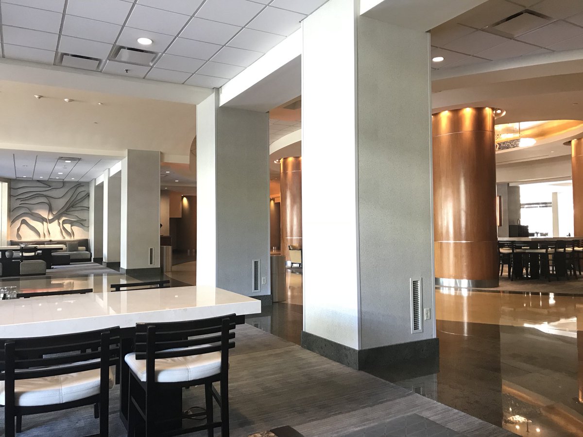 cstexkyle's tweet photo. Probably one of the last to leave the hotel. The place is empty. What a difference ACUI makes! Till next year.... #ACUI18 https://t.co/6M1sPJwtlL