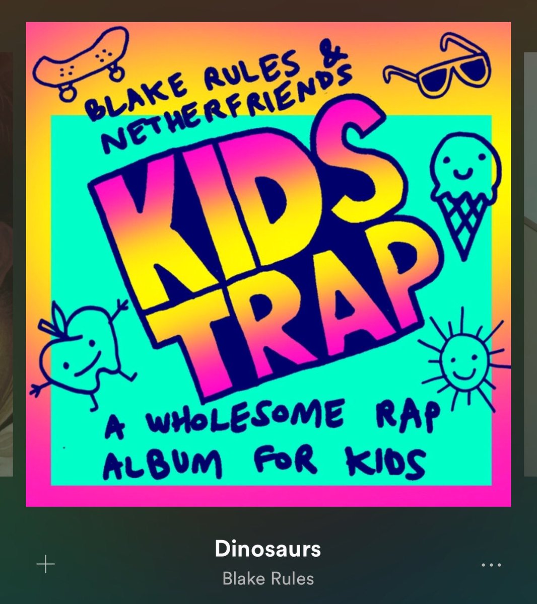 ThomasSanders's tweet photo. Somebody tell me why Spotify just recommended this to me... and why it slaps so hard... I am learning so many dinosaur facts... https://t.co/ODYCC9EIDd