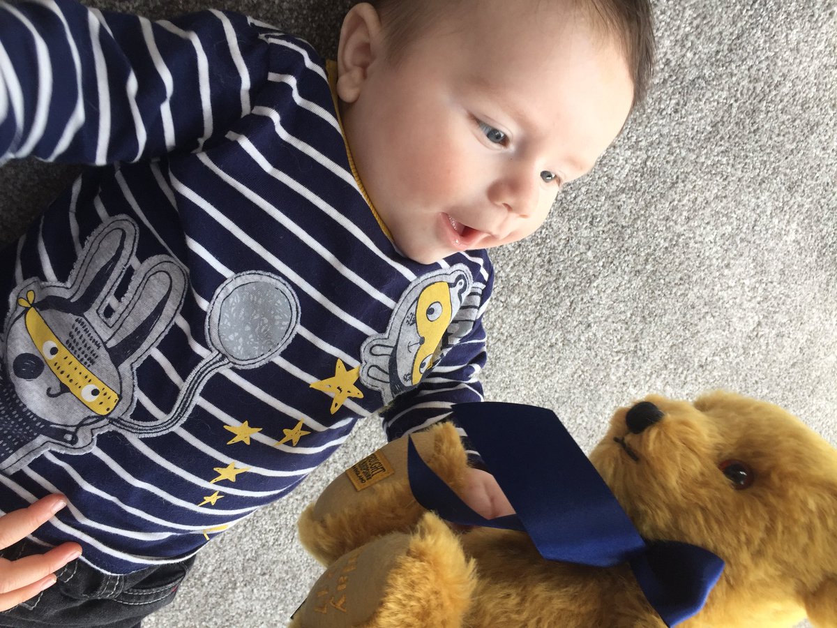 MrsChadderton1's tweet photo. @MerrythoughtLTD @MTVillageIB @ChadStoneGroup Thank you so much for this gorgeous bear for Finlay. He is beautifully made and will be treasured. https://t.co/zzRo9axz84