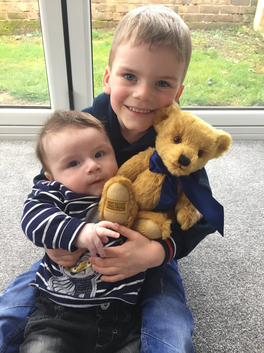 MrsChadderton1's tweet photo. @MerrythoughtLTD @MTVillageIB @ChadStoneGroup Thank you so much for this gorgeous bear for Finlay. He is beautifully made and will be treasured. https://t.co/zzRo9axz84