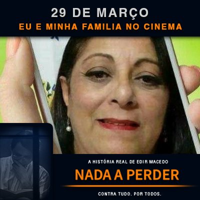 LeiladaNatura's tweet photo. #NadaAPerder
#EuNãoVouPerder, esta grande 🎬produção cinematografica.
#VaiSer 🔝 https://t.co/VTUH92QMiu