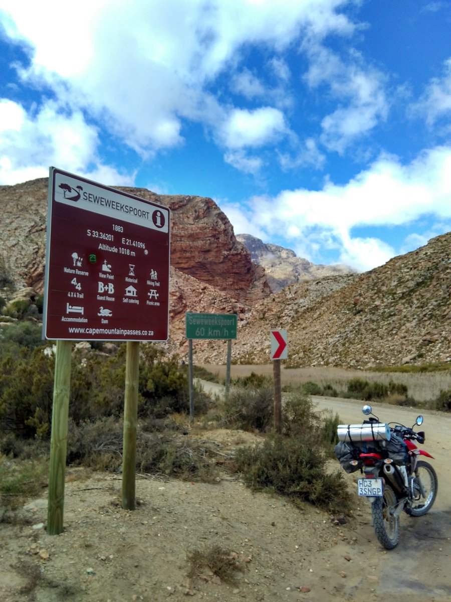 AkaTours's tweet photo. Awesome weekend. Did seweweekspoort, then back Rooiberg Pass. https://t.co/pup24y6Yod