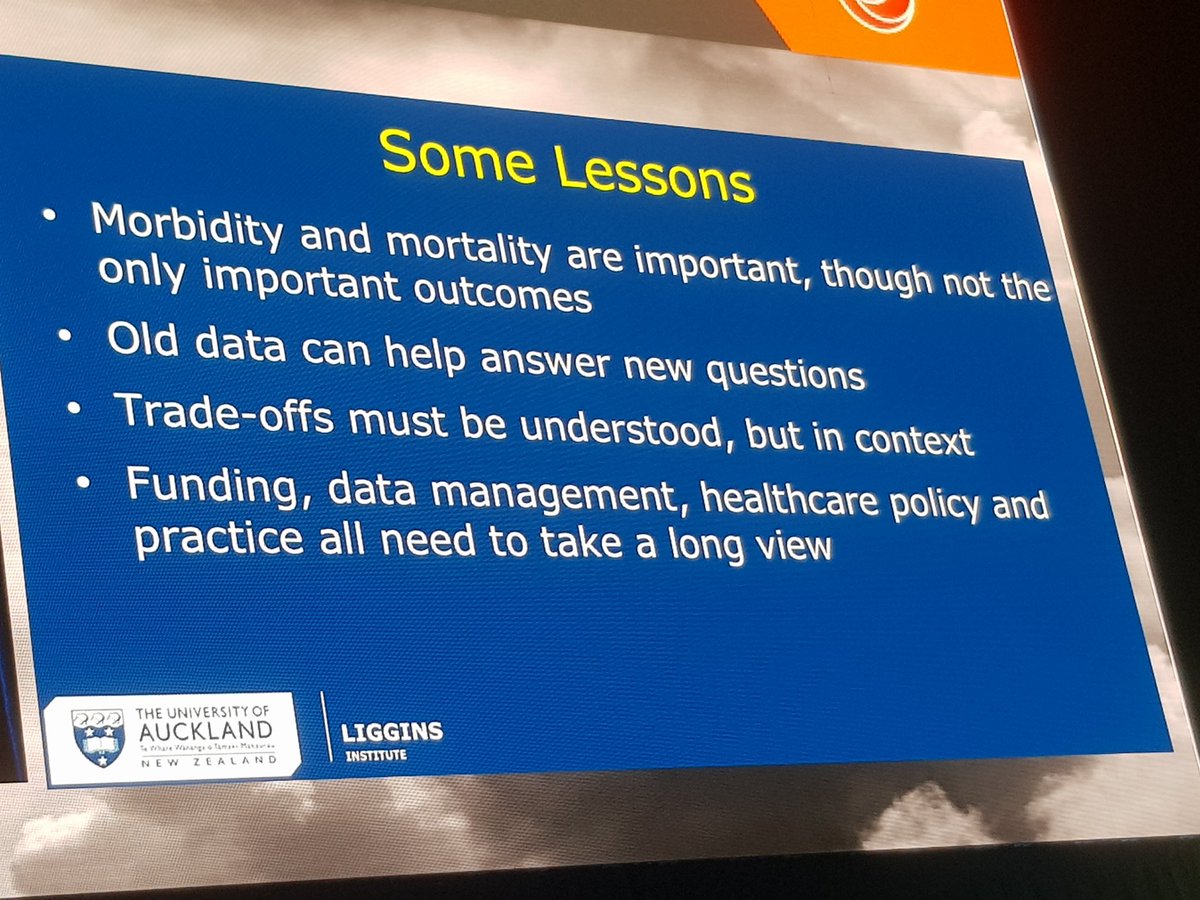 PSANZCap's tweet photo. Jane Harding on lessons learned for considering long term outcomes after perinatal interventions. Lucky they don't throw much away in NZ! https://t.co/lvNUabgBfb