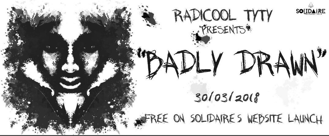NJFonline's tweet photo. 'BADLY DRAWN' by @RadiCoolArtist OUT 30TH MARCH. FREE DOWNLOAD. FOLLOW THE LABEL @Solidairelabel ♠ https://t.co/Cu7e7YX0ZU