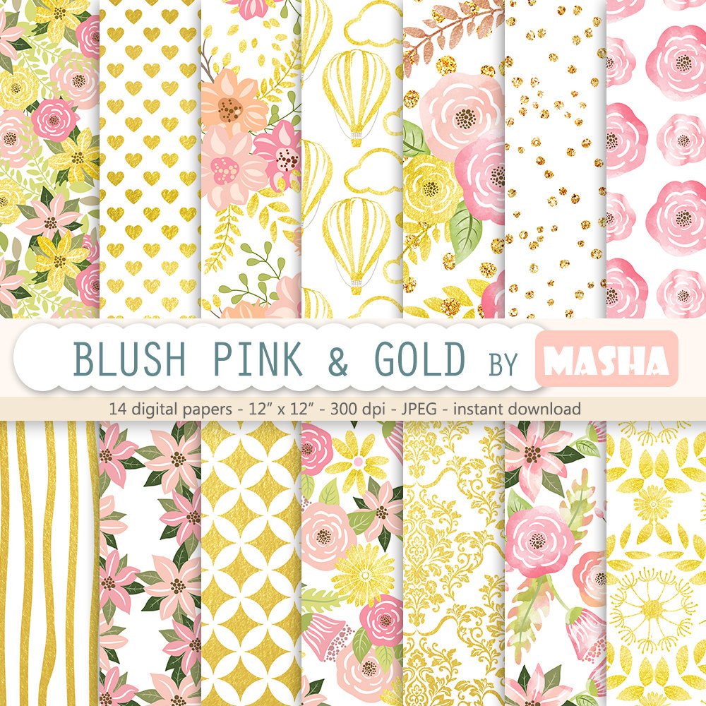 MashaStudio's tweet photo. Pink and gold floral: Blush Pink and Gold digital papers with floral digital papers, gold foil patterns, 14 images, 300 dpi, JPG files #goldpatterns #goldfoilpattern #golddigitalpaper #floraldigitalpaper #floral #pink #scrapbooking #gold #supplies #etsy https://t.co/VQq1ZFh7pk https://t.co/q4B3085zhz