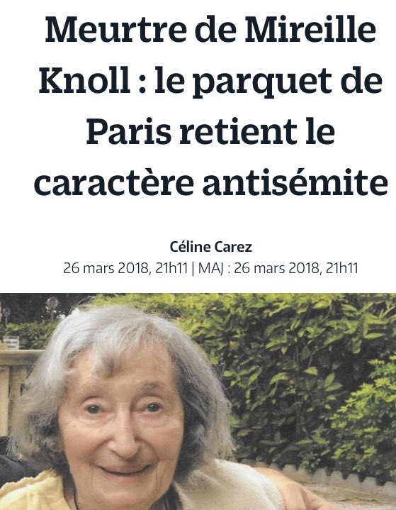 serialmother's tweet photo. 11 coups de couteaux, puis brûlée. On tue nos enfants, on tue nos grands parents, on tue ici en France en 2018 parce qu’on est juif. Je suis juive, fière de l’être et je crache sur ceux qui sont du côté de la mort car nous c’est la vie qu’on a choisi, ne vous en déplaise. https://t.co/T6hUjBGDqo