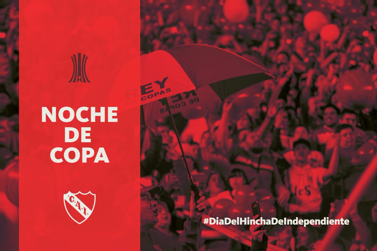 Independiente's tweet image. ¡Llevate un regalo en esta jornada tan especial!

Queremos que celebres con todo el #DíaDelHinchaDeIndependiente. Por eso, sortearemos entradas para que veas la #NocheDeCopa ante @Corinthians en un palco con un acompañante

¿Cómo? Seguinos, hacé RT y ya participás

#TodoRojo 🔴