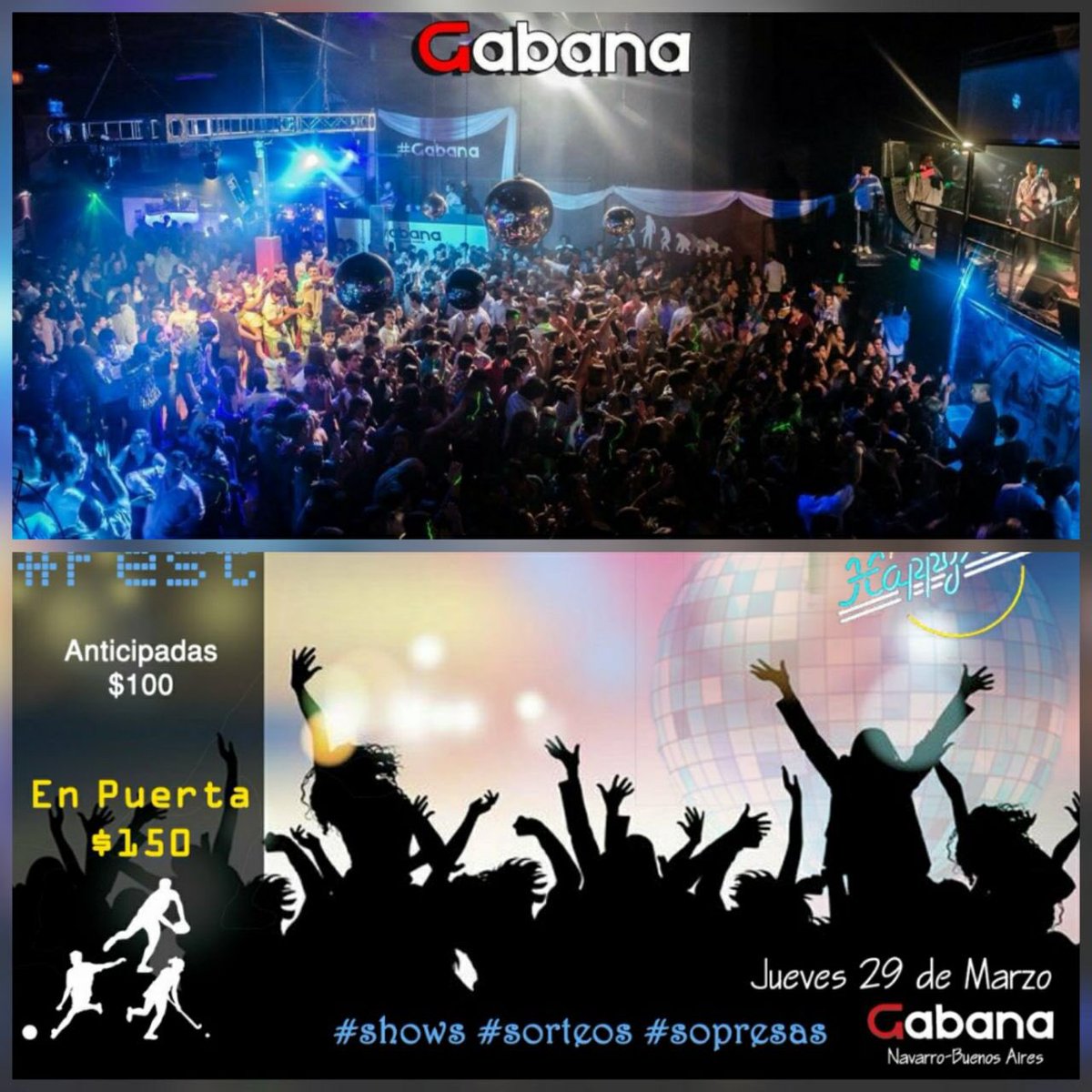 GabanaMultiespa's tweet photo. Este JUEVES de la mano del CELESTE VUELVE ESTO👇🏼
👏🏼🎶💣🔥🥂🍾💃

Se viene un Fiestón a boliche entero, esto se va a descontrolar!! 

Open Door: 2am
Entrada Gral:$150
Sorpresas, shows y sorteos!

La gente de la Celeste #fest sortea 2 entradas x FAV y RT 
👌🏼😘 https://t.co/70WAAELpxT