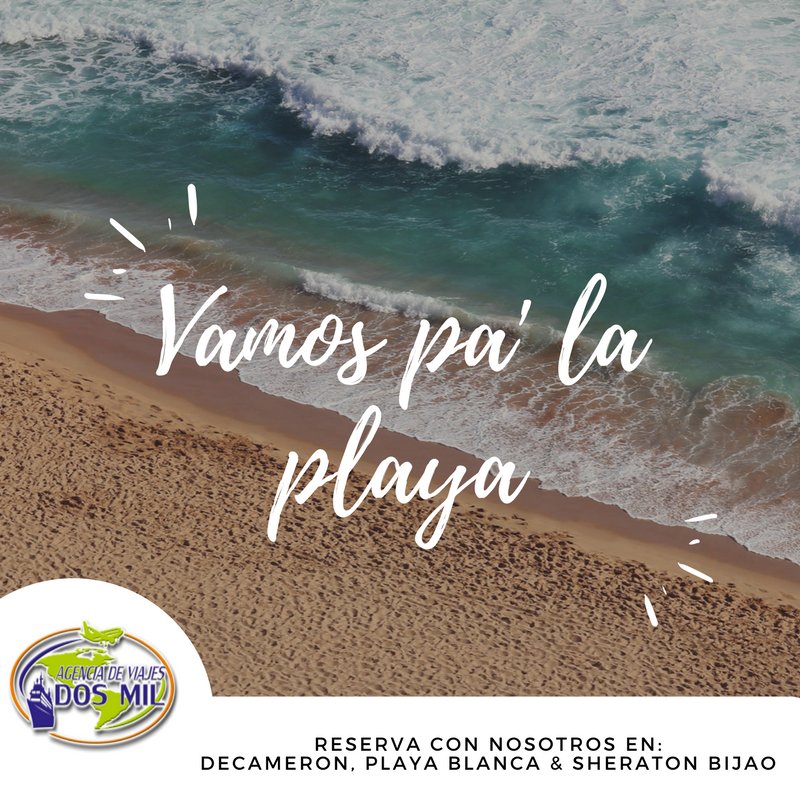 Viajesdosmil's tweet photo. ¿Sabías que si reservas con nosotros te garantizamos el mismo precio que el hotel? Royal Decameron, Playa Blanca Resort o Sheraton Bijao Sheraton Bijao Beach Resort. https://t.co/scr9dN9wMQ