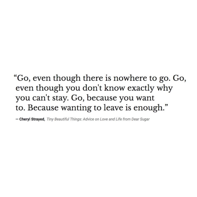 ThoughtCatalog's tweet photo. For more Cheryl Strayed quotes, click 👉   https://t.co/jtKrFq8uhE https://t.co/JnbGflUnDw