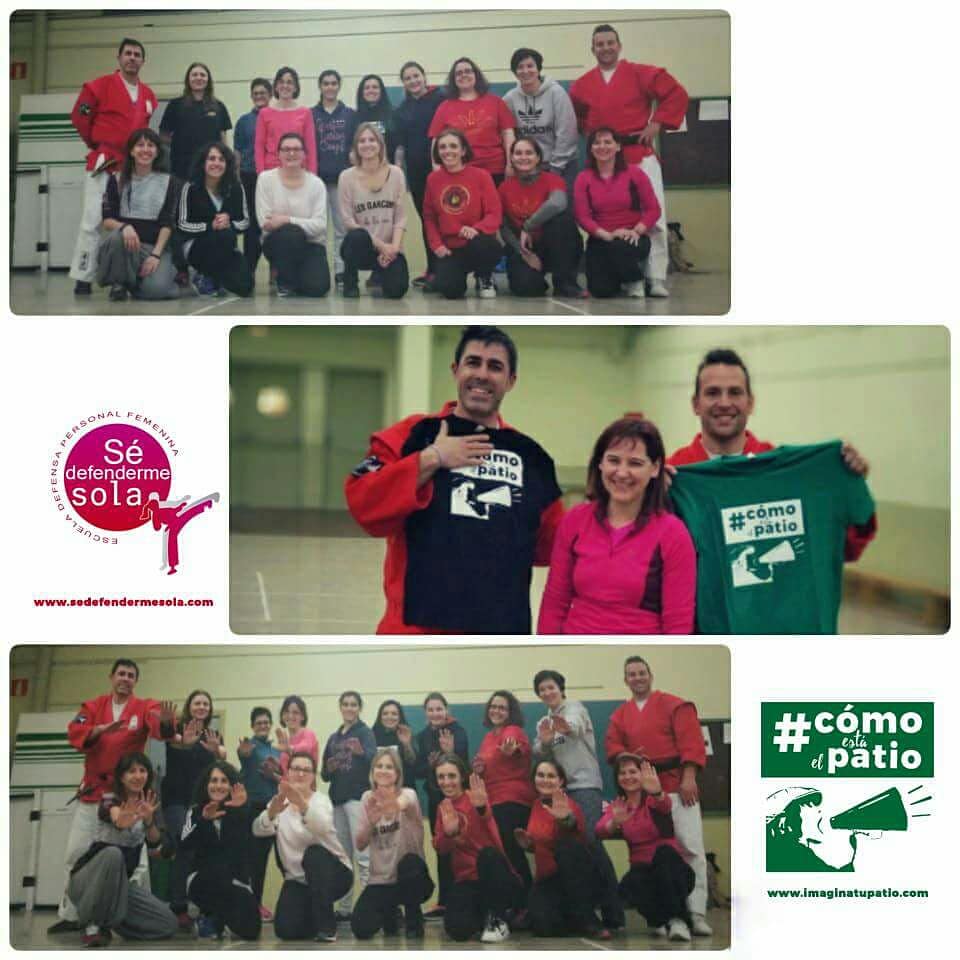 imaginatupatio's tweet photo. ♀️💪Masterclass de autoprotección femenina, gracias a #sedefendermesola 👊Todo lo recaudado va destinado al #imaginatupatio
GRACIAS POR TODO❗ @zaragoza_es @ibercajasocial @etopia_zgz @goteofunding
#defensafemenina #autodefensa #comoestaelpatio #sainzdevaranda #crowdfundingzgz https://t.co/WHuHhYB98k
