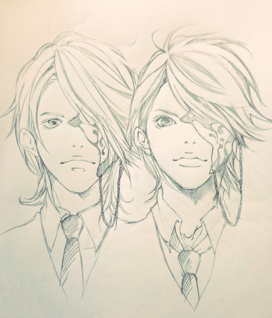らいと A Twitter きょうもタッキー 翼 すごいむかしに描いた仮面さんなふたり 仮面すきだわー