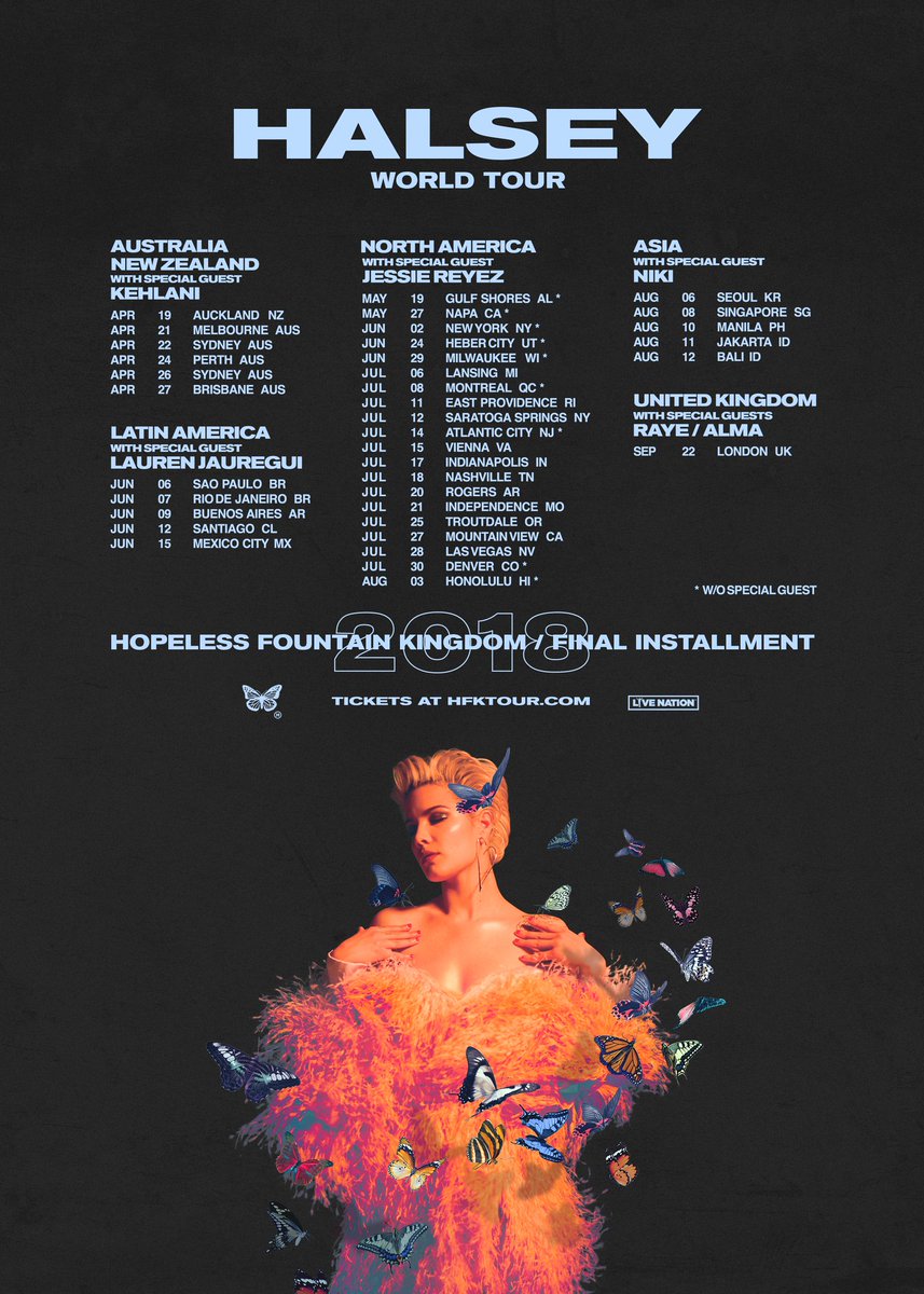 Hello guys! After years of waiting, HALSEY is finally coming to Indonesia! On August 11 in Jakarta and August 12 in Bali
#HalseyIndonesia