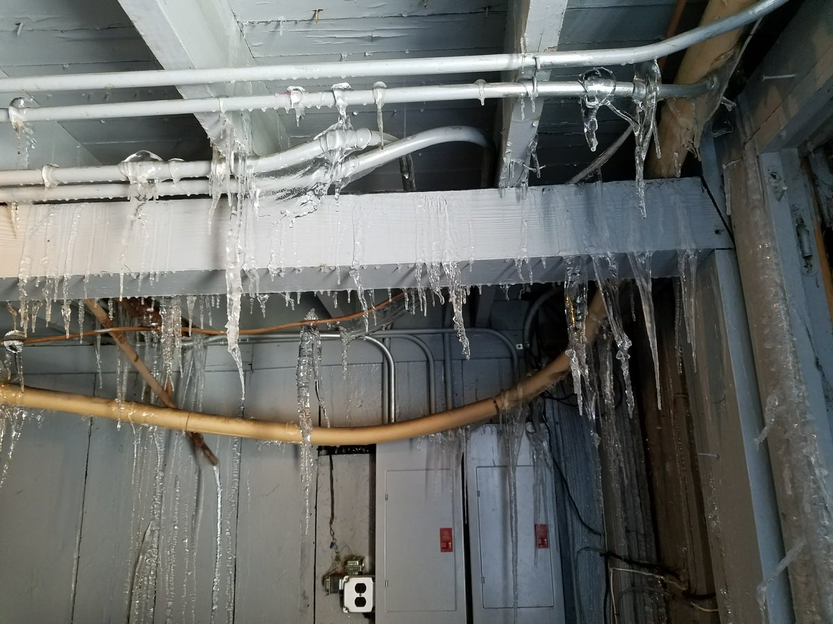 RobWestPlumbing's tweet photo. Now that we have time, check out the pics of 1 of our jobs during the winter!  this happened because of an open cracked window that let all the cold in...the results...well check it out!   So if this has happened to you please call us so we design a unique plan to avoid this! https://t.co/l3tP6iBPFn