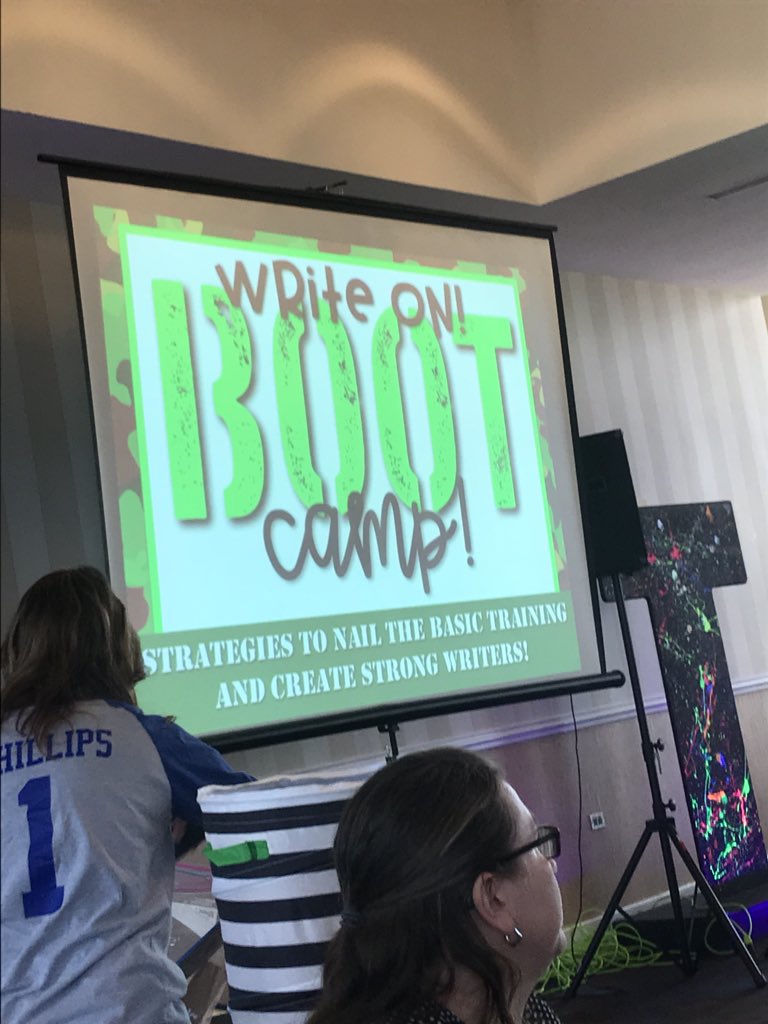 PACMurphysClass's tweet photo. Writing boot camp @ #getyourteachon in DC with @hopekingteach was a great #writingworkout and I can’t wait to take it back to my kiddos @PatuxentAppeal and help them strengthen their writing skills https://t.co/RDjPXMN35p