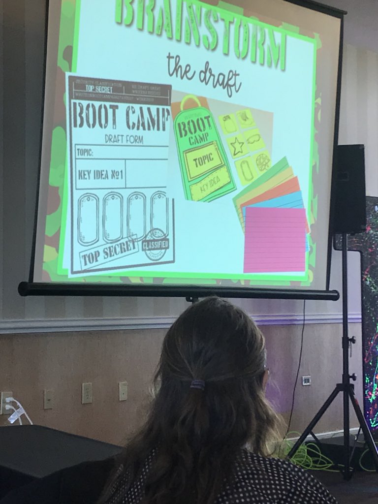PACMurphysClass's tweet photo. Writing boot camp @ #getyourteachon in DC with @hopekingteach was a great #writingworkout and I can’t wait to take it back to my kiddos @PatuxentAppeal and help them strengthen their writing skills https://t.co/RDjPXMN35p