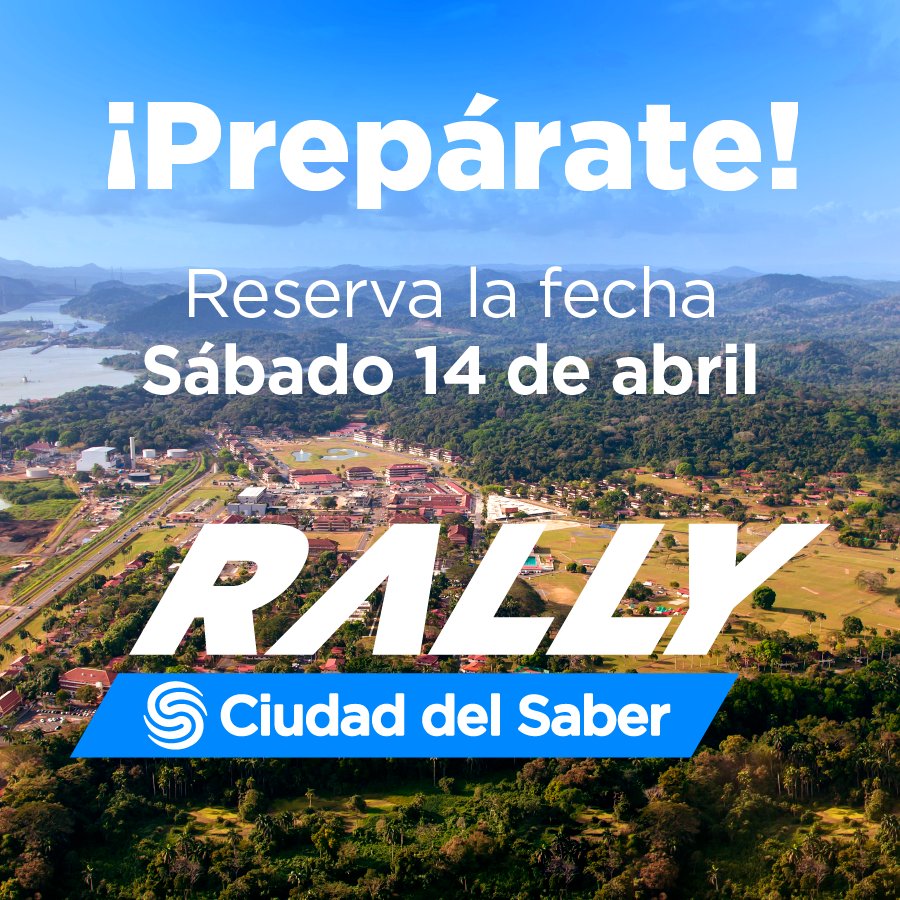 CiudaddelSaber's tweet photo. ¿Estás listo para retar a tu cuerpo y a tu mente? Aprovecha la oportunidad de participar en este rally, una carrera contra el tiempo buscando pistas y cumpliendo retos por toda Ciudad del Saber. El equipo con la mayor cantidad de puntos por retos superados será el ganador. https://t.co/aHt8QKrpVj