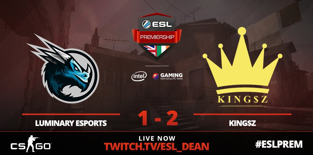 ESLUK's tweet photo. Dominant game from #KINGSZ, taking Mirage 16-3 against @LuminaryGG!

They now advance to play @WindandRaingg in the second round of playoffs! 👌

#ESLPrem https://t.co/XCrFRP0Uv7