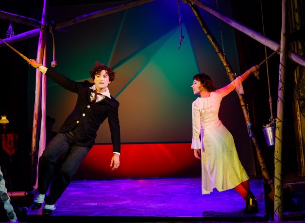 HOME_mcr's tweet photo. Not long now until we're rejoined by the colourful @WeAreKneehigh for their critically praised new show The Flying Lovers of Vitebsk https://t.co/u1PhsInW7B https://t.co/5ae9HDXS18