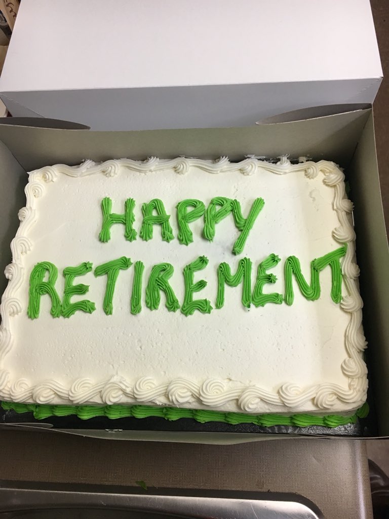 bradleya007's tweet photo. Happy Retirement Jackie! To an amazing 35 years. It was a privilege to have worked with you! #retirement #YouMakeTD #we’llmissyou https://t.co/UEhrynFulU