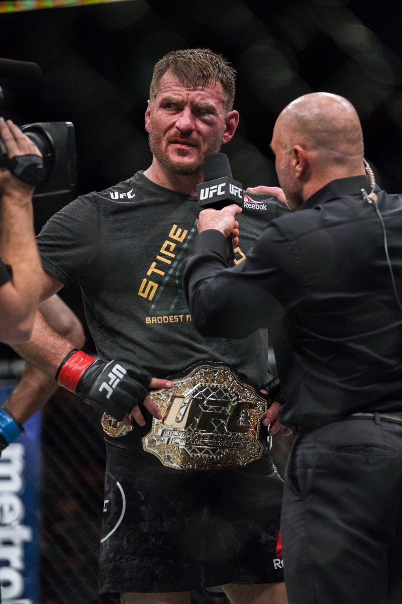 stipemiocic's tweet photo. UNDISPUTED #BaddestManOnThePlanet https://t.co/BFlmctufMO