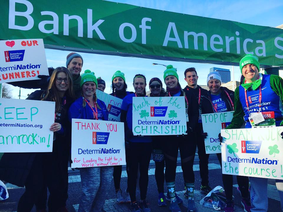 ILDetermiNation's tweet photo. Did you see Team #DNation on TV yesterday morning before @ChiShuffle ? We had a great time cheering on our runners! Special thank you to Carey Pinkowski for supporting and fundraising over $20,000 for @AmericanCancer !!
#iRunDNation #ShuffleOnChicago #ShamrockShuffle https://t.co/dnUdZ4aPLZ