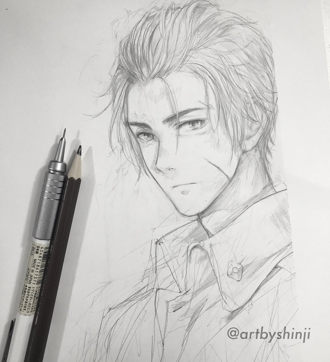 Shinji 知花シンジ Gilbert Bougainvillea Violetevegarden イラスト ヴァイオレット エヴァーガーデン ギルベルト