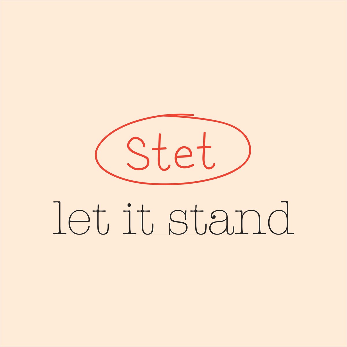 LangaraPublish's tweet photo. "The key to happiness is letting each situation be what it is instead of what you think it should be" —anonymous #letitstand #copyeditmarks https://t.co/aZ92mlzry4