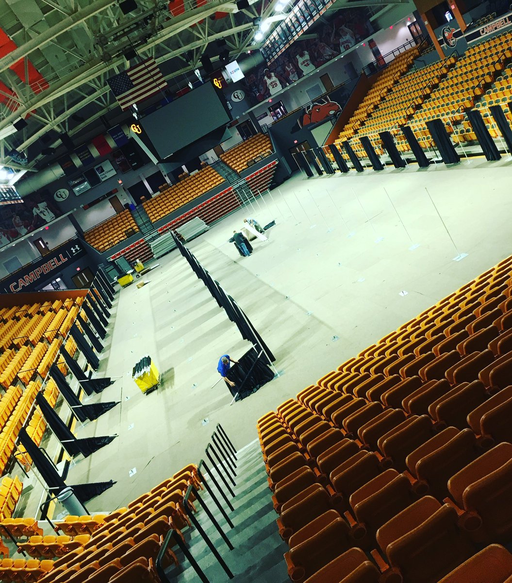 Career Fair preparation is well underway! We will “C-U” tomorrow from 11:30am - 3:30pm in the Convocation Center!
