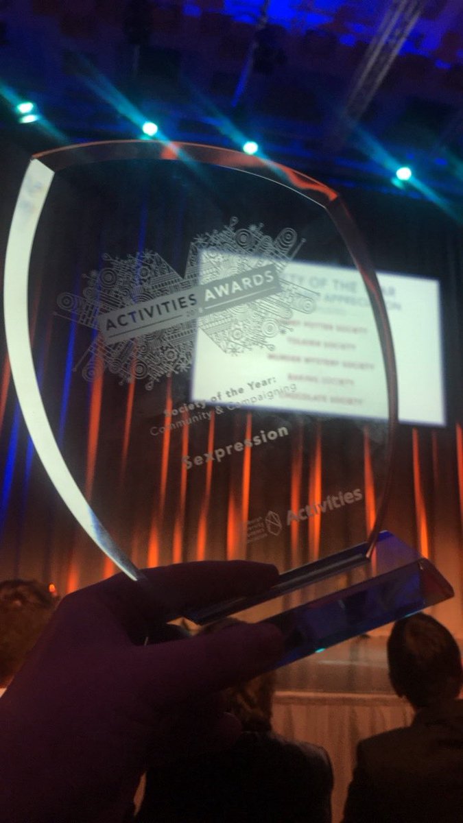 SexpressionEdin's tweet image. GO US! Society of the Year - Campaigning! 🏆💖🎉#sexpyawards18