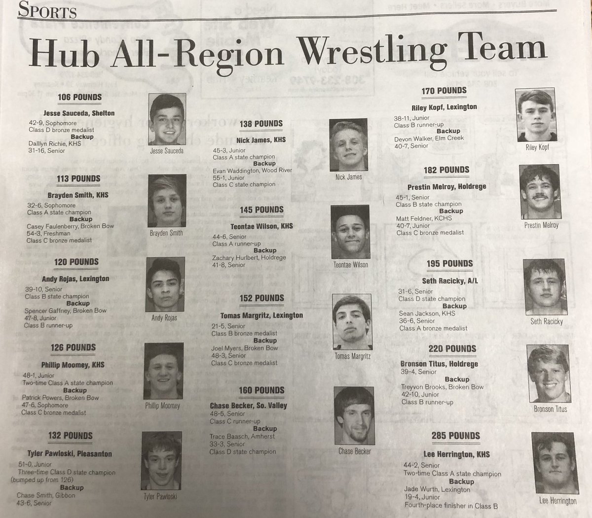 SV_Wrestle's tweet photo. Congrats to @chasebecker221 for making the Kearney Hub All-Region Wrestling Team! His hard work and dedication made this possible! 
#LeaveNoDoubt #svnation https://t.co/0zg1XV8WRB