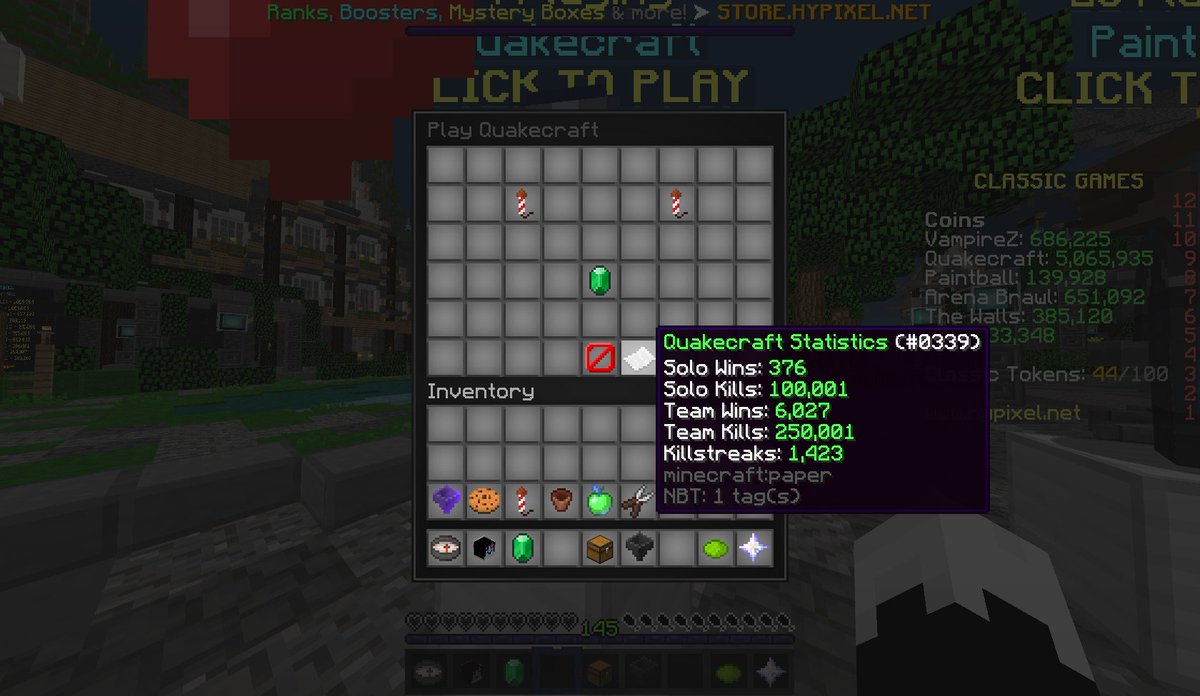 RufflezHypixel's tweet photo. Faves from my 100K solo/250K team kills quake party ๐ An extra kill in solo to match the oops one in teams and a new # for my kill prefix ๐ Working around the 8 ppl solo party limit was fun ๐Thanks everyone! โค๏ธPart 2/2 @HypixelNetwork #QuakeFTW #ILoveQuake #recklesslyamazing https://t.co/49SD1l82Pa