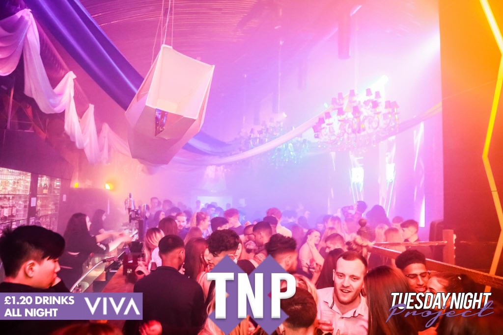 TNPViva's tweet photo. Not too long now until TNP takes over Viva tomorrow night 🔥

Don’t miss out on Manchester’s biggest Tuesday night event 💃🏽

£2 Doubles / £1.20 VKs !!! https://t.co/yBJHVxinM6