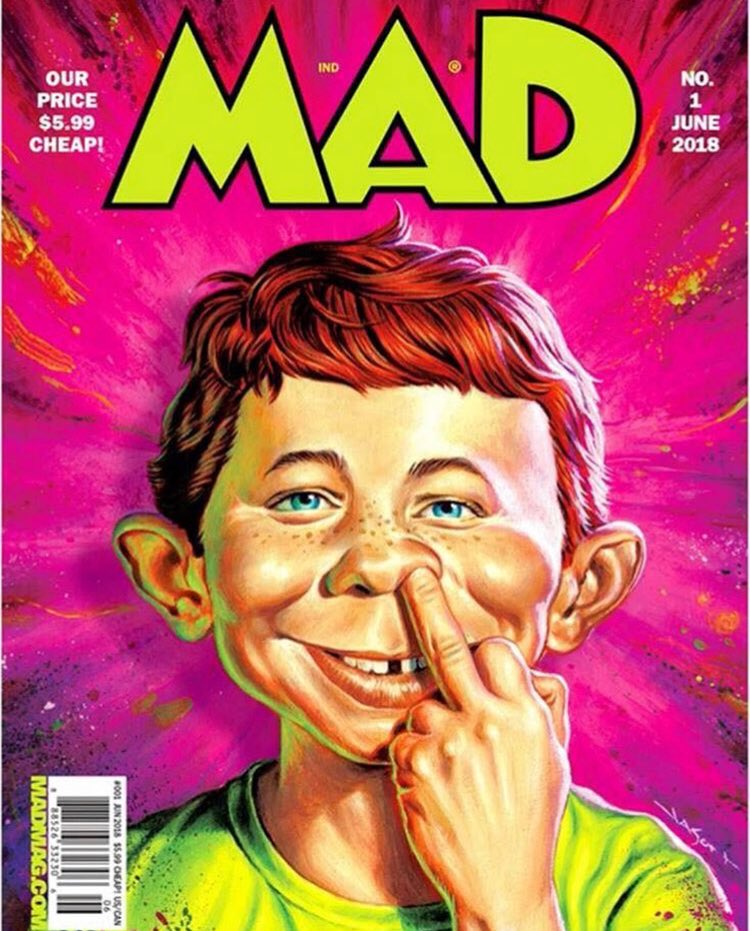 MADmagazine's tweet photo. Cover for MAD Magazine Issue #1 https://t.co/Ske1uLiWe2