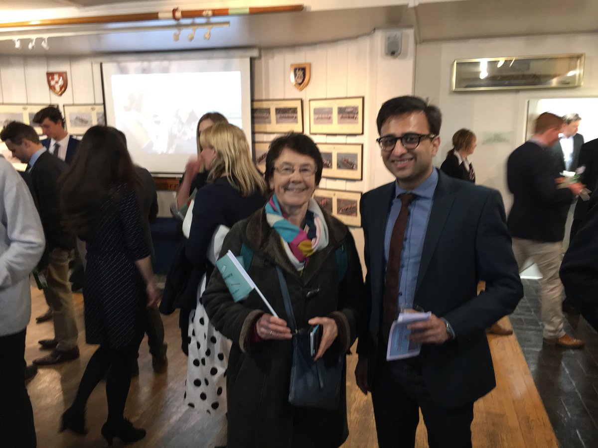 HarmonicSource's tweet photo. At the Boat Race cheering the Light Blues. Such a pleasant surprise to bump into Jane Luzio @Cambridge_Eng https://t.co/vR7K8YfxFQ