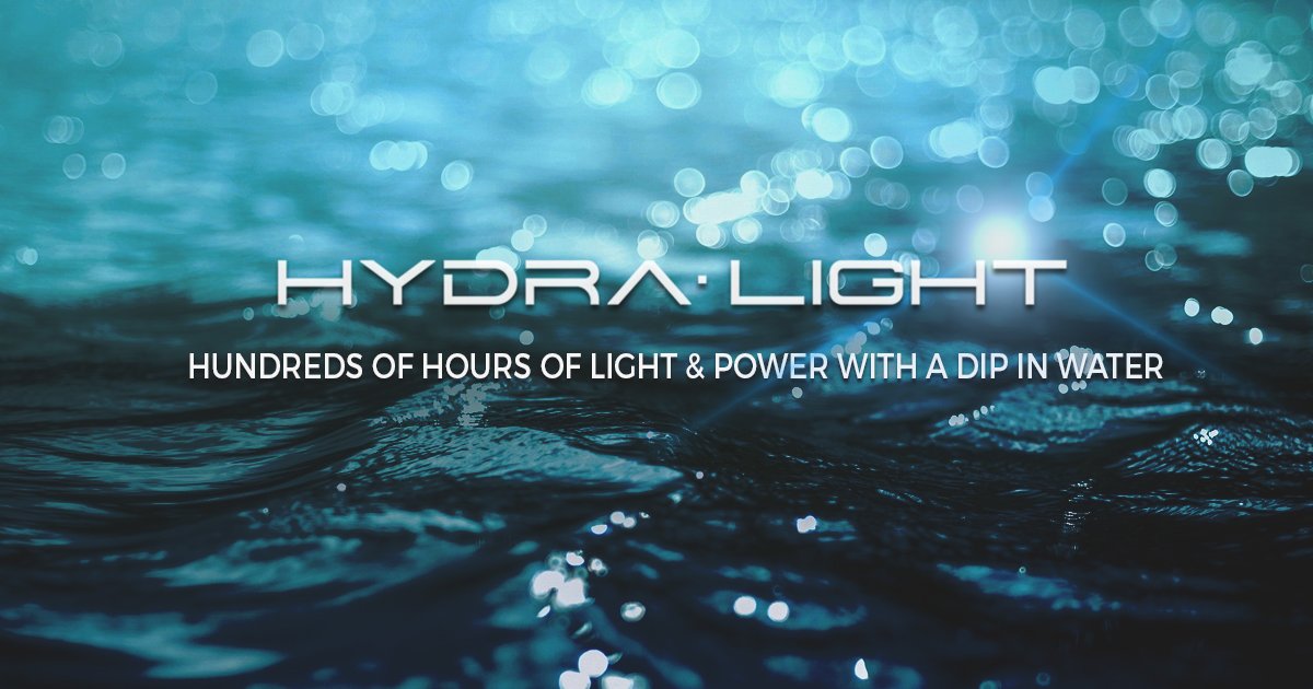 thehydra_light's tweet photo. Hydra-Light technology lights up your camp with the power of water! Get yours today!  https://t.co/RfPvJFkzGc #camping #hiking #outdoors https://t.co/FstyayVCpr