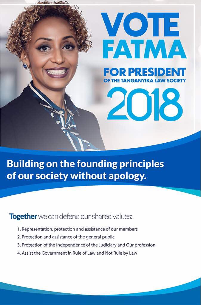MBaitani's tweet photo. Kura zote kwa Fatma! #VoteForFatma - please wanasheria msituangusheeeeeeee 
Kwa kipindi hiki kigumu mpeni mpambanaji atuongeze ktk sheria 💪🏽💪🏽
She is smart (tena mnoo), strong and professional 
Ndo chaguo sahihi
Let’s #ChangeTanzania 
Please RT and tweet - twende kazi! https://t.co/AtqlOL8GXw