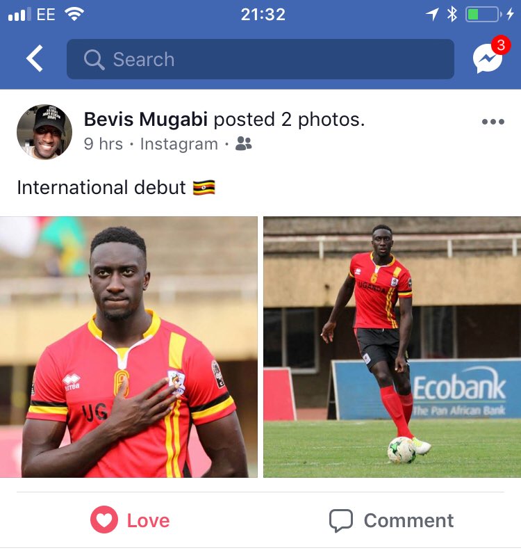 JasonRobertsFdn's tweet photo. Ex JRF youth player becomes foundation’s first international footballer! Local lad Bevis played for Uganda birth place of his parents recently. @HydeHousing @Sport_England @UgandaFootball @JasonRoberts30 @tonguetweets https://t.co/WD0pnFYA1N