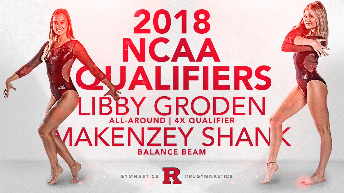RUGymnastics's tweet photo. Libby & Micki qualify for NCAA Regionals! Seniors to represent #RUGym at Penn State on April 7.
Release: https://t.co/uI36DMTDW7
#weRpowerful #nineTEAM https://t.co/btOEitHZMc