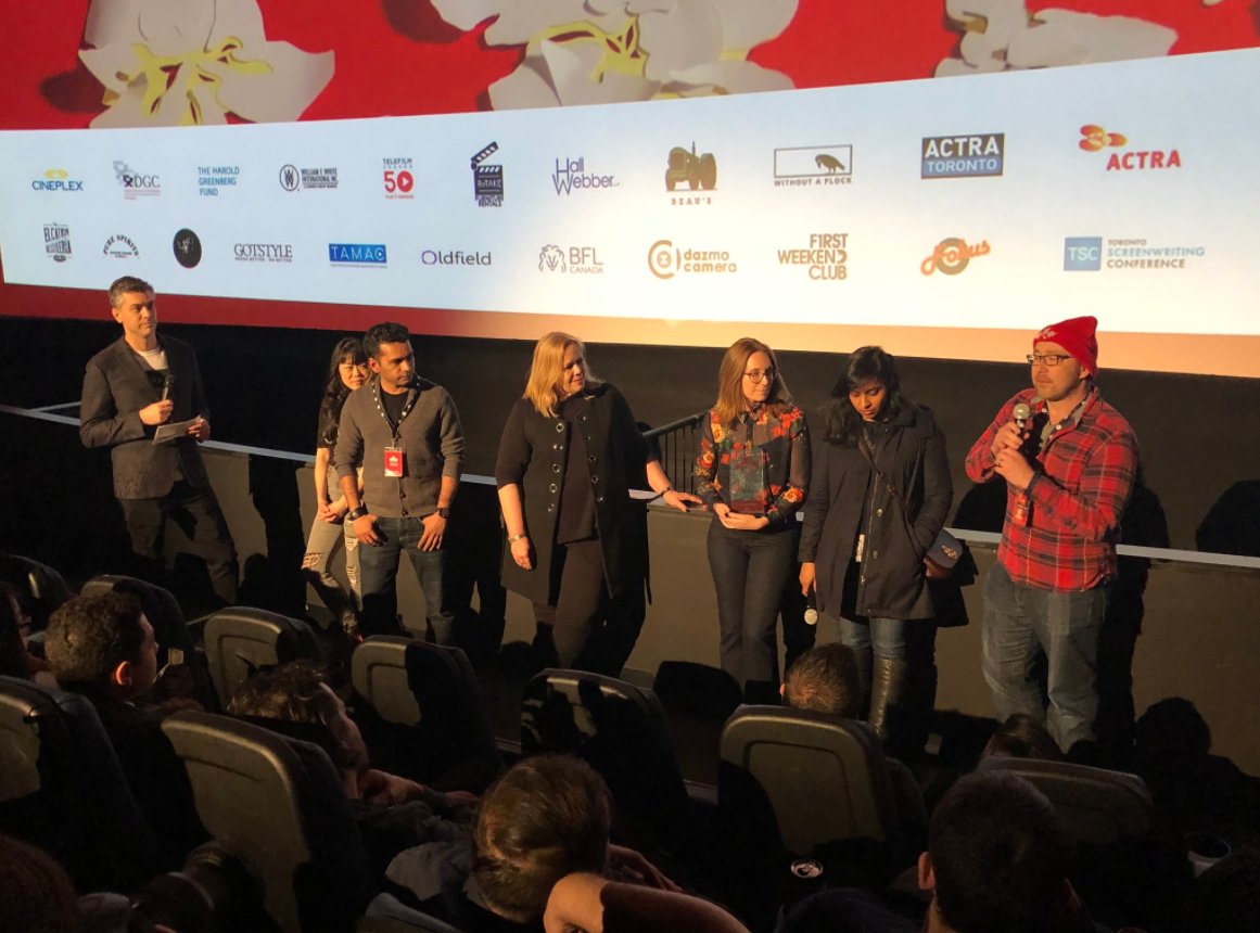 DGCTalent's tweet photo. Congratulations to all DGC Members involved in the making of the winning films at @CanFilmFest! And a special congratulations to the winners of the DGC Ontario Best Director Award, Jordan Canning, Renuka Jeyapalan and Kris Booth for Ordinary Days. #CanFilmFest https://t.co/uk7onwsj1E